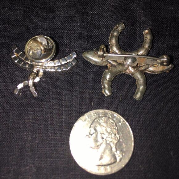 9 Piece Vintage Lot Costume Jewelry Incl Sterling - Picture 8 of 11